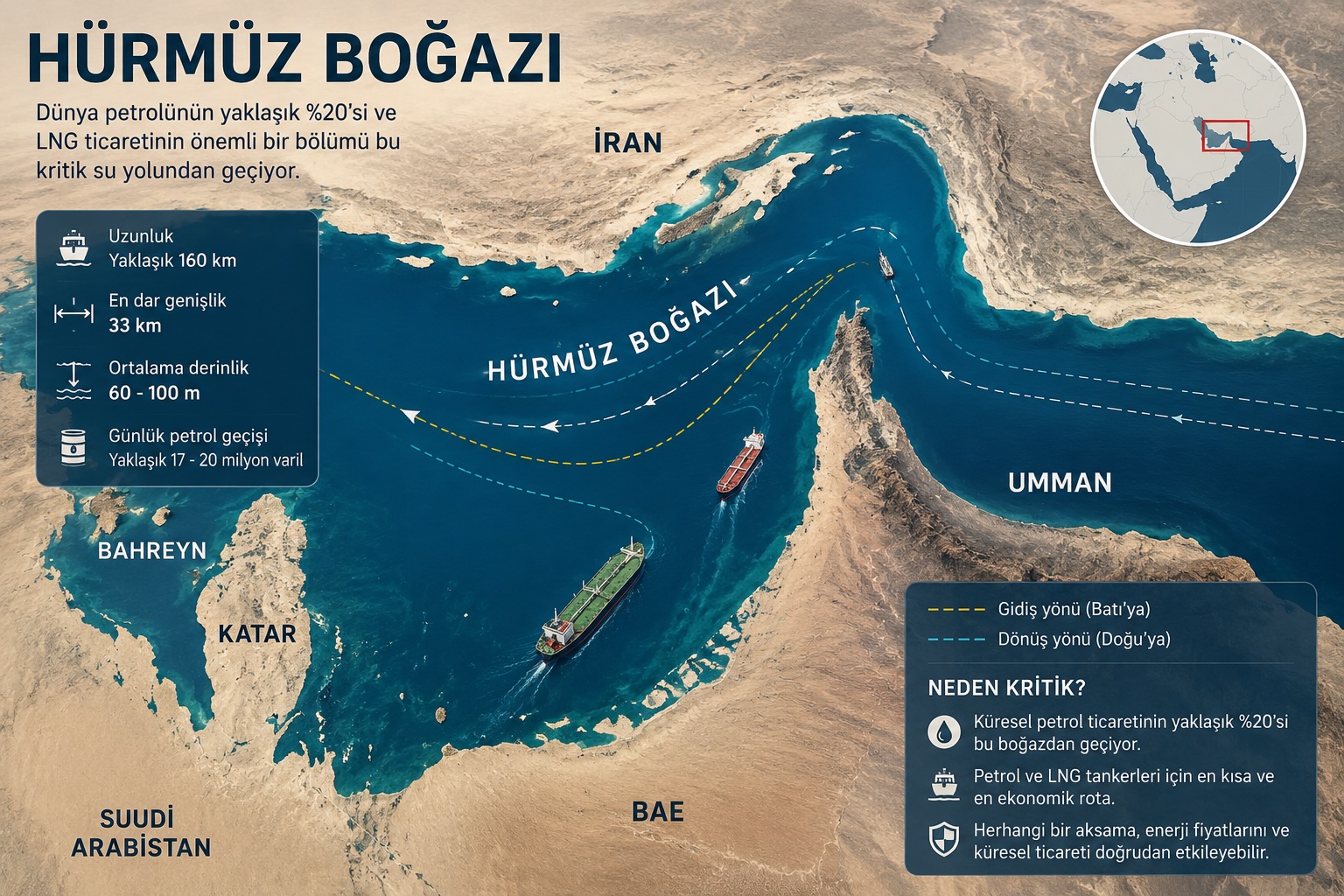 Hürmüz Boğazı Krizi Küresel Ticareti Nasıl Etkiliyor?